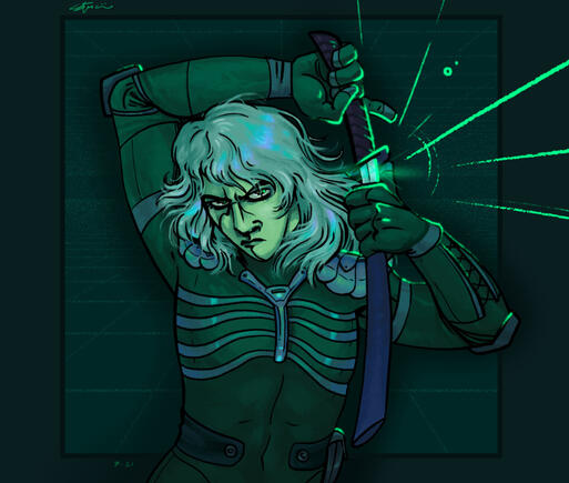 MGS2 Raiden for Wellsonastring